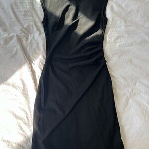 Classic Black Sleeveless Women's Dress